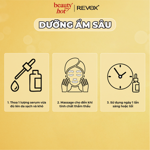 Tinh chất dưỡng ẩm cho mặt và cổ Revox B77 Just - Hyaluronic Acid 5% - 30ml
