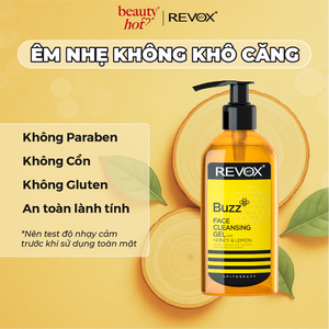 Gel rửa mặt Revox B77 Buzz- chiết xuất mật ong và chanh - 180ml