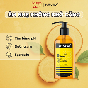 Gel rửa mặt Revox B77 Buzz- chiết xuất mật ong và chanh - 180ml