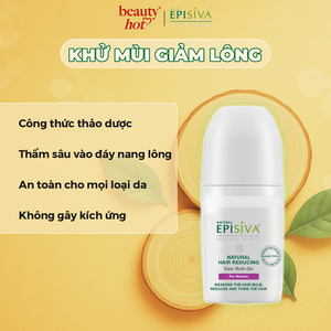 Lăn Khử Mùi Episiva Chăm Sóc Da Sau Khi Làm Sạch Lông Dành Cho Nữ 50ml