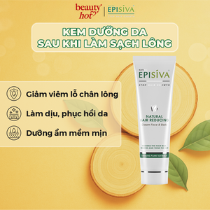 Kem Dưỡng Da Sau Khi Làm Sạch Lông Episiva Cho Mặt & Cơ Thể 140ml