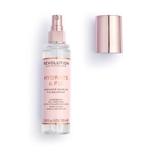 Xịt Khóa Nền Dưỡng Ẩm Makeup Revolution - Hydrate & Fix Radiance - 3.38 fl. oz. (us)/ 100 ml
