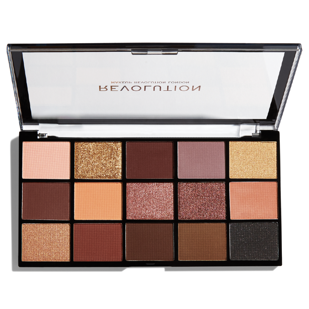 Bảng phấn mắt Makeup Revolution - Reloaded Velvet Rose - 15x 0.04oz.(us)/1.1g