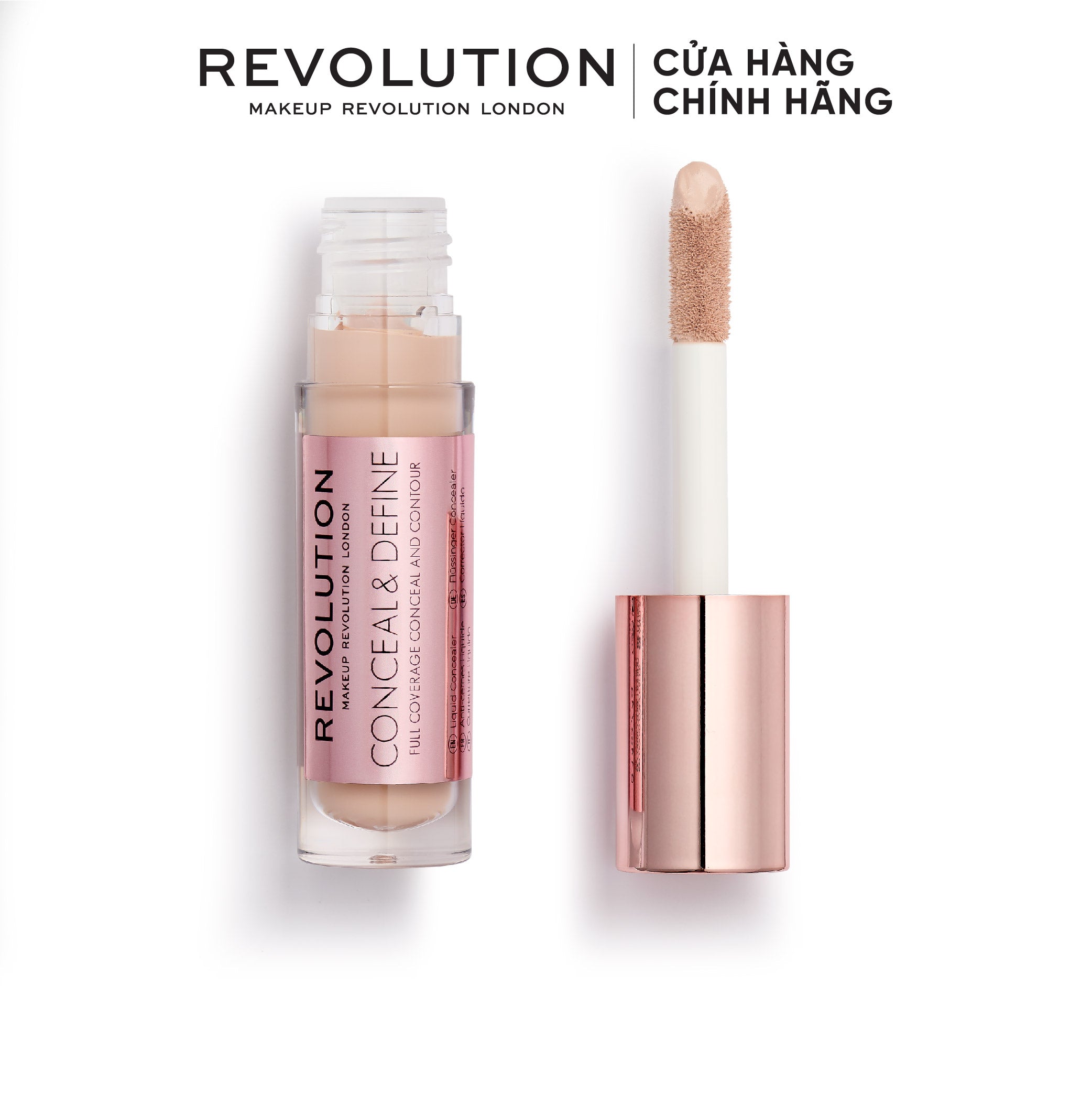 Kem che khuyết điểm Makeup Revolution - Conceal & Define ( C4 ) - 0.14 oz. (us)/ 4 g