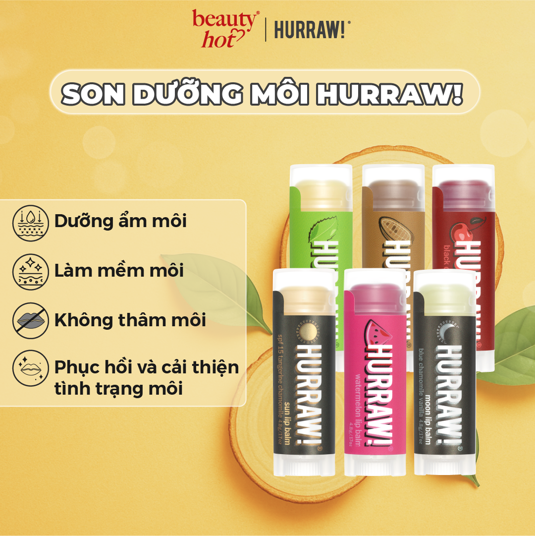 Son dưỡng môi Hurraw! Balm - 4.8g/.17oz