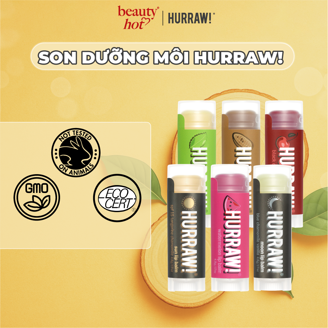 Son dưỡng môi Hurraw! Balm - 4.8g/.17oz