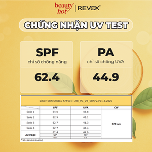 Kem chống nắng hằng ngày Revox B77 Just - 30ml