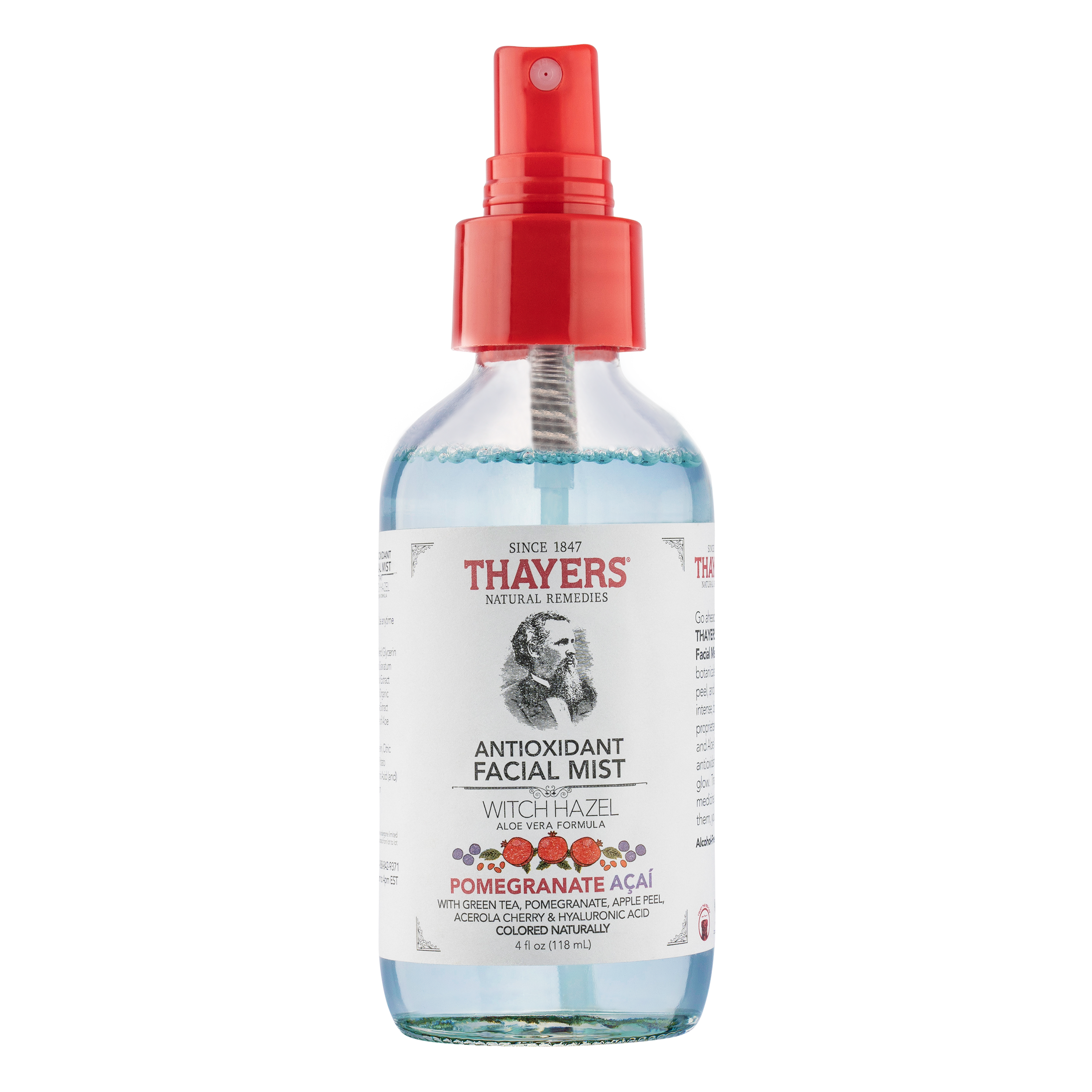 Nước hoa hồng không cồn Thayers cao cấp - Hương hạt lựu và açaí 118ml