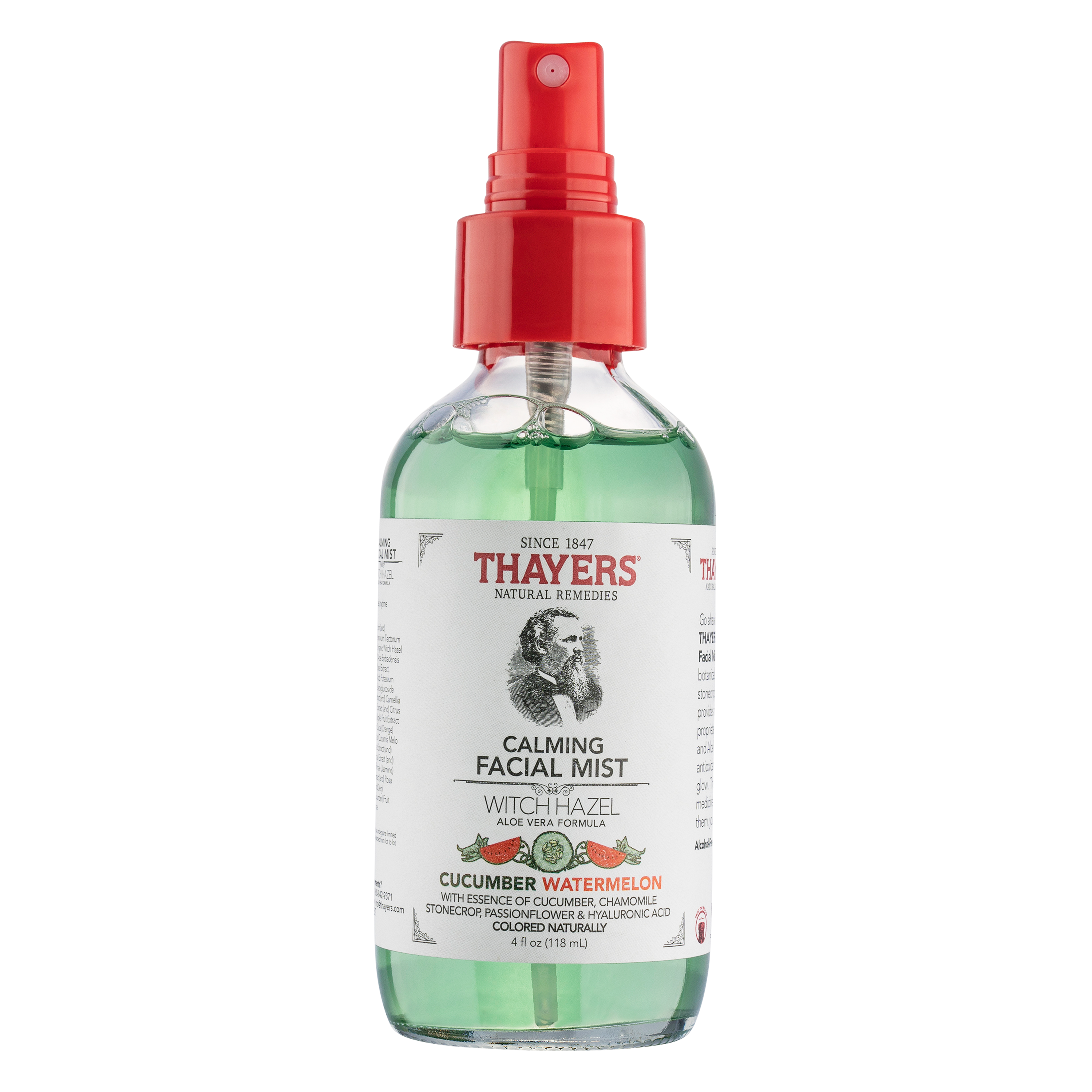 Nước hoa hồng không cồn Thayers cao cấp - Hương dưa leo và dưa hấu 118ml