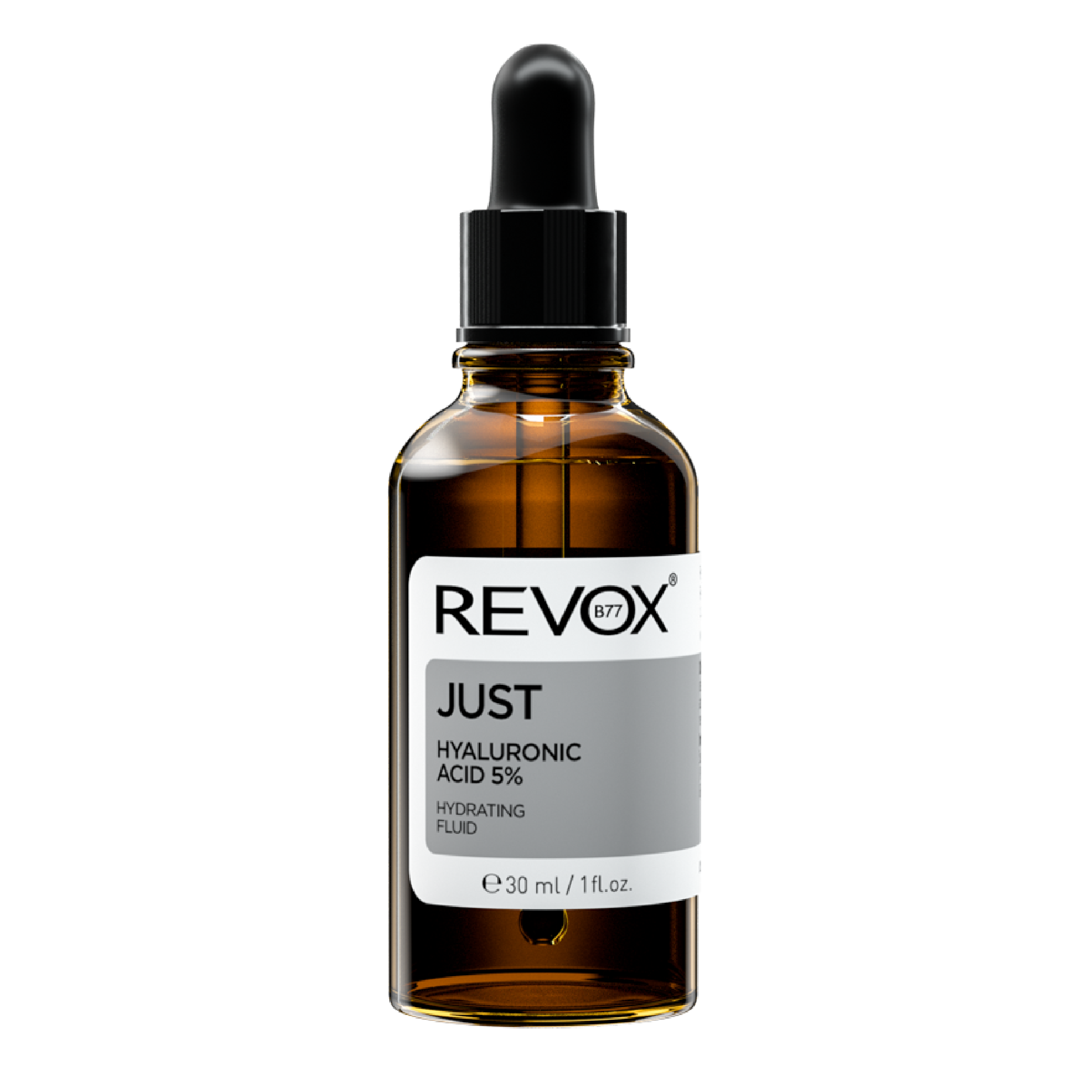 Tinh chất dưỡng ẩm cho mặt và cổ Revox B77 Just - Hyaluronic Acid 5% - 30ml