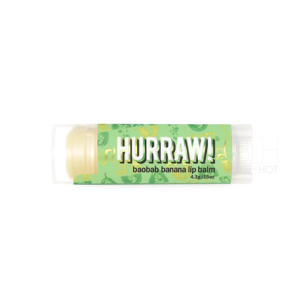 Son dưỡng môi Hurraw! Balm - Hương Chuối 4.8g/.17oz