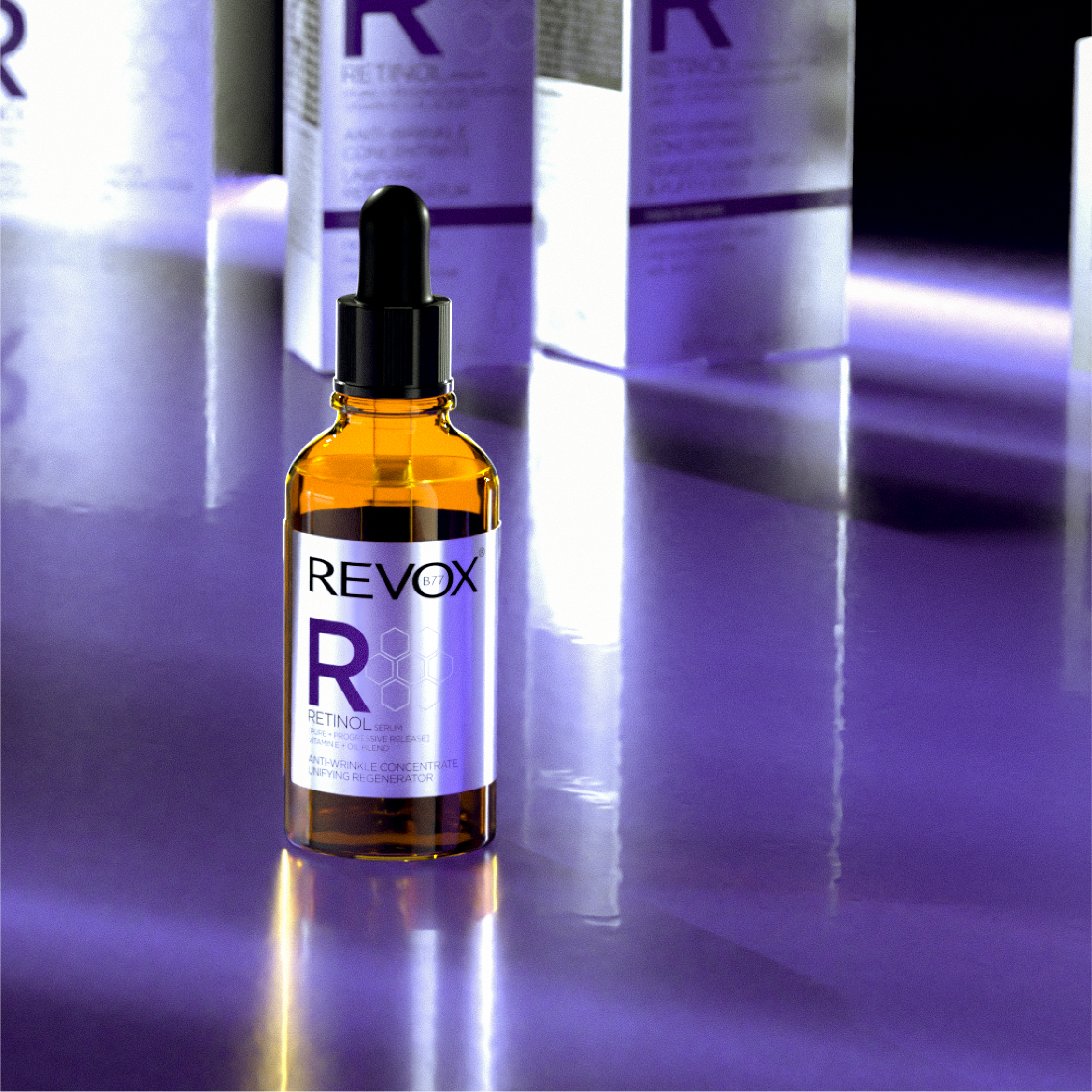 Serum ngăn ngừa lão hóa chứa retinol cho da mặt Revox B77 R Retinol - 30ml; chỉ dùng ngoài da