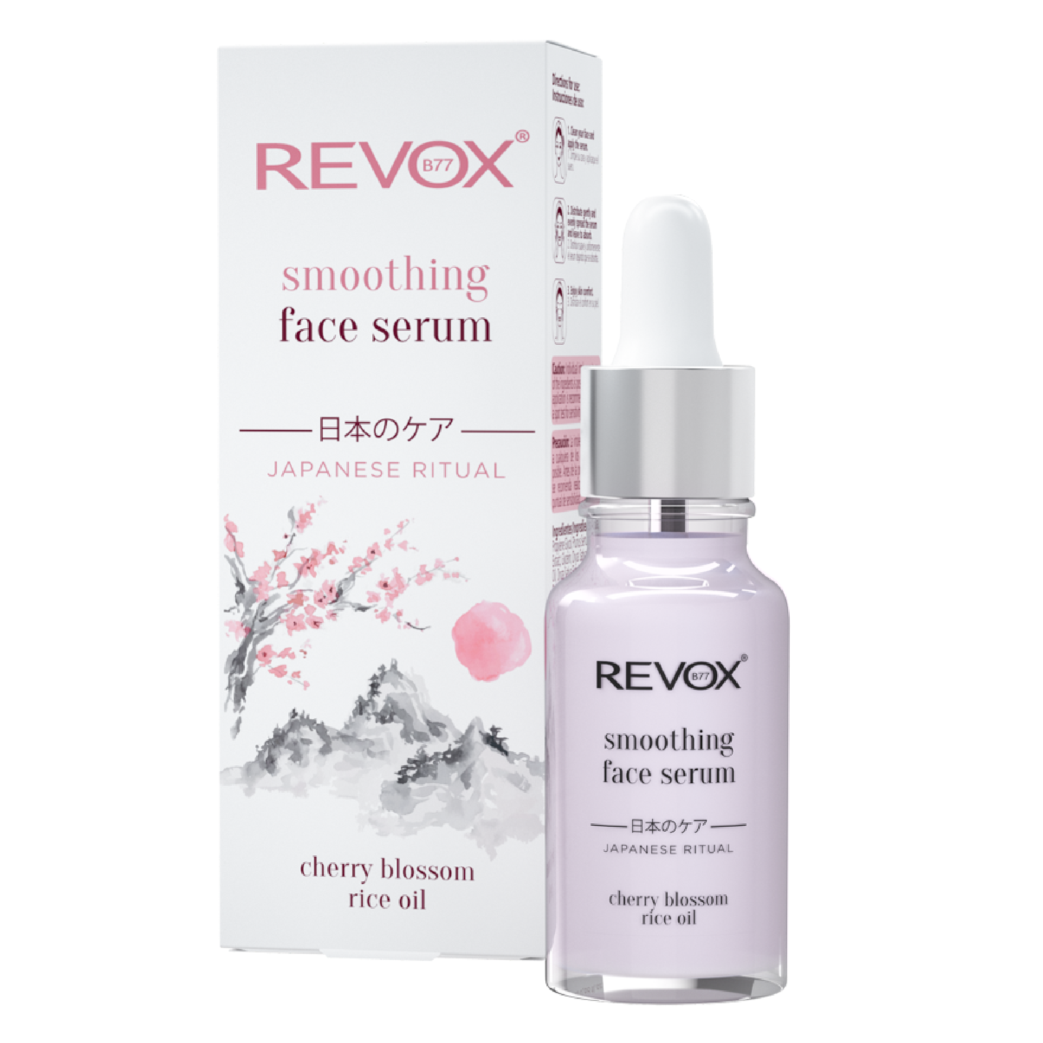 Serum dưỡng ẩm cho mặt chiết xuất hoa anh đào Nhật Bản Revox B77 Japanese Ritual - 20ml; chỉ dùng ngoài da